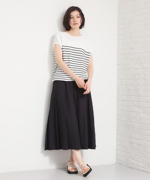 THE SHOP TK (ザ ショップ ティーケー )の「【6色展開】さらさらフレンチニット【毛玉になりにくい/洗濯機OK】(ニット/セーター・レディース・グリーン/ブラウン系その他/ホワイト系5/ブルー/オレンジ/スミクロ・13/12)」の15枚目の写真