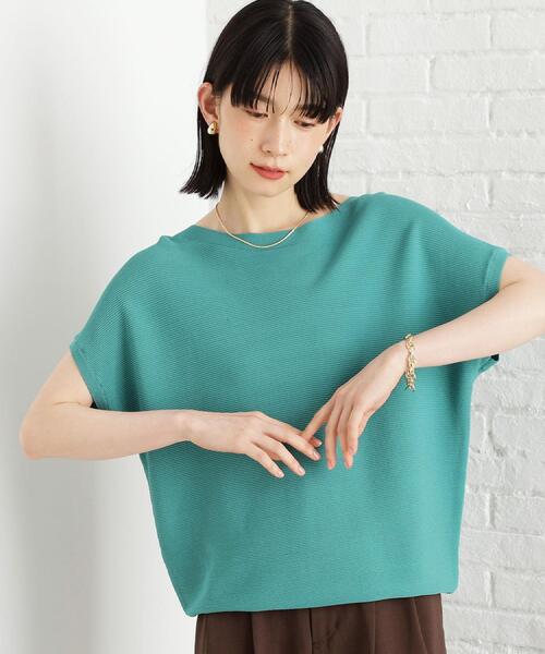 THE SHOP TK (ザ ショップ ティーケー )の「【6色展開】さらさらフレンチニット【毛玉になりにくい/洗濯機OK】(ニット/セーター・レディース・グリーン/ブラウン系その他/ホワイト系5/ブルー/オレンジ/スミクロ・13/12)」の17枚目の写真