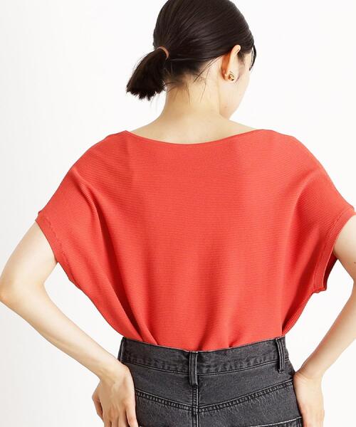 THE SHOP TK (ザ ショップ ティーケー )の「【6色展開】さらさらフレンチニット【毛玉になりにくい/洗濯機OK】(ニット/セーター・レディース・グリーン/ブラウン系その他/ホワイト系5/ブルー/オレンジ/スミクロ・13/12)」の10枚目の写真