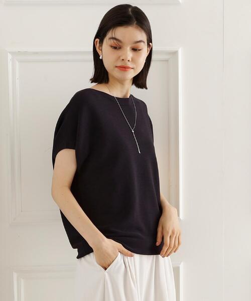 THE SHOP TK (ザ ショップ ティーケー )の「【6色展開】さらさらフレンチニット【毛玉になりにくい/洗濯機OK】(ニット/セーター・レディース・グリーン/ブラウン系その他/ホワイト系5/ブルー/オレンジ/スミクロ・13/12)」の14枚目の写真