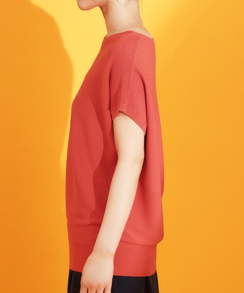 THE SHOP TK (ザ ショップ ティーケー )の「【6色展開】さらさらフレンチニット【毛玉になりにくい/洗濯機OK】(ニット/セーター・レディース・グリーン/ブラウン系その他/ホワイト系5/ブルー/オレンジ/スミクロ・13/12)」の18枚目の写真