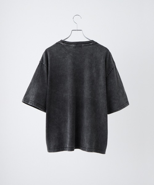 VELNUS(ベルナス)の「【VELNUS】Sulfur Snow Vintage Foil Print Short Sleeve T-Shirt/硫化スノーヴィンテージ加工箔プリント半袖Tシャツ(Tシャツ/カットソー・メンズ・チャコールグレー/ブルー・L/M/S)」の19枚目の写真
