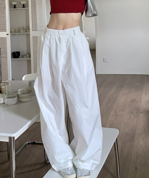 FREE STYLISTS（フリー スタイリスト）の「YUGA_YGMC　Loose silhouette white pants（スウェットパンツ・レディース・ホワイト・M/L）」の16枚目の写真