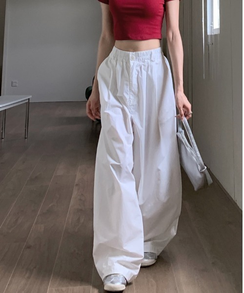 FREE STYLISTS（フリー スタイリスト）の「YUGA_YGMC　Loose silhouette white pants（スウェットパンツ・レディース・ホワイト・M/L）」の14枚目の写真