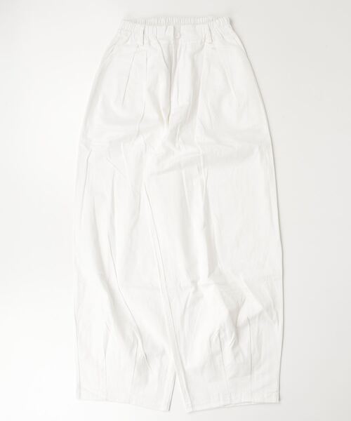 FREE STYLISTS（フリー スタイリスト）の「YUGA_YGMC　Loose silhouette white pants（スウェットパンツ・レディース・ホワイト・M/L）」の3枚目の写真