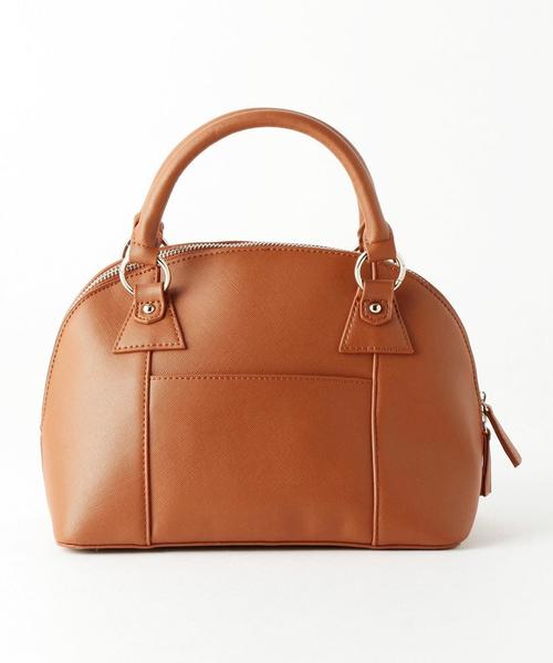 Another Edition（アナザーエディション）の「ラウンドボストンバッグ/AE RND BSTN◆（ボストンバッグ・レディース・ブラック/ダークグリーン/ブラウン・フリー）」の3枚目の写真