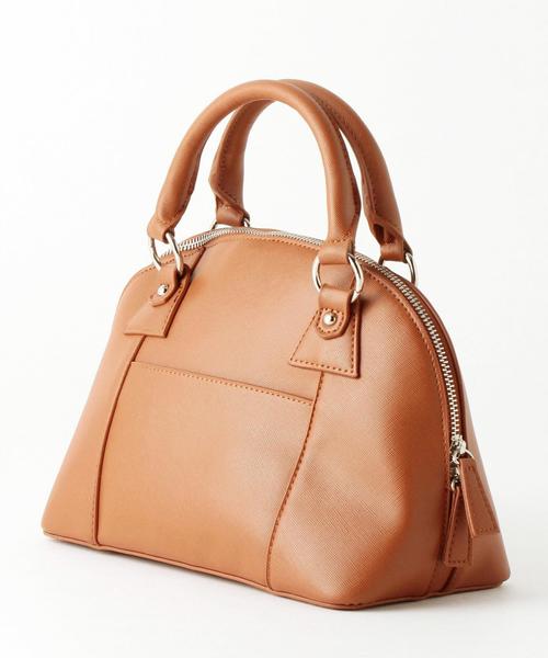 Another Edition（アナザーエディション）の「ラウンドボストンバッグ/AE RND BSTN◆（ボストンバッグ・レディース・ブラック/ダークグリーン/ブラウン・フリー）」の4枚目の写真