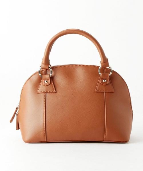 Another Edition（アナザーエディション）の「ラウンドボストンバッグ/AE RND BSTN◆（ボストンバッグ・レディース・ブラック/ダークグリーン/ブラウン・フリー）」の5枚目の写真