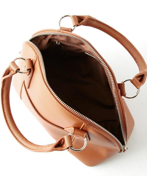 Another Edition（アナザーエディション）の「ラウンドボストンバッグ/AE RND BSTN◆（ボストンバッグ・レディース・ブラック/ダークグリーン/ブラウン・フリー）」の9枚目の写真