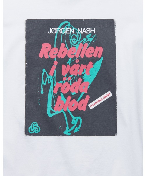 uniform experiment（ユニフォームエクスペリメント）の「JORGEN NASH: Rebellen I vart roda blod TEE（Tシャツ/カットソー・メンズ・ブラック/ホワイト・4/2/3/1/5）」の6枚目の写真