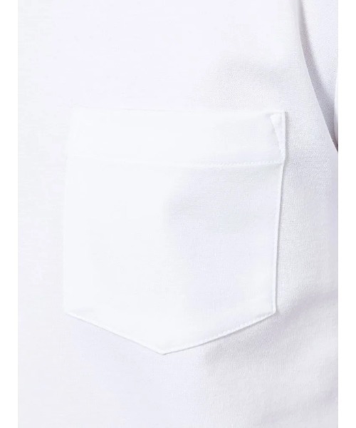 HARUYAMA(ハルヤマ)の「【吸湿冷感】完全ノーアイロン 半袖 アイTシャツ スロープネック(Tシャツ/カットソー・メンズ・ブラック/ブラウン/ホワイト・L/M/LL/3L/S)」の5枚目の写真
