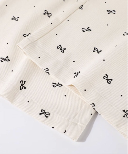 LA POMME petit(ラポミ・プチ)の「Many Ribbon Sweat Pants(スウェットパンツ・レディース・アイボリー・LARGE/MEDIUM/SMALL)」の4枚目の写真