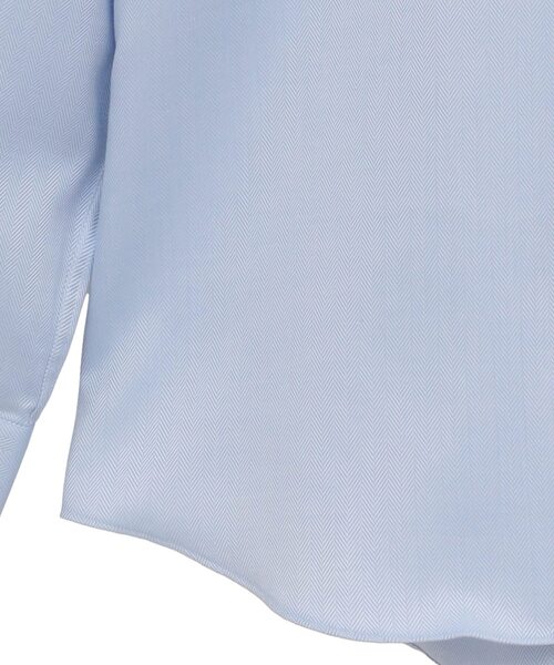 MEN'S MELROSE(メンズメルローズ)の「ストライプ / ツイル / ヘリンボーン ドレスシャツ(シャツ/ブラウス・メンズ・ホワイト系その他/ホワイト系その他2/ブルー・2/3/5/4)」の6枚目の写真