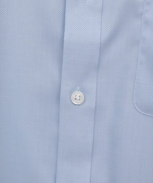 MEN'S MELROSE(メンズメルローズ)の「ストライプ / ツイル / ヘリンボーン ドレスシャツ(シャツ/ブラウス・メンズ・ホワイト系その他/ホワイト系その他2/ブルー・2/3/5/4)」の8枚目の写真