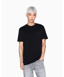【A|X アルマーニ エクスチェンジ】ロゴパッチ 半袖クルーネックTシャツ/REGULAR