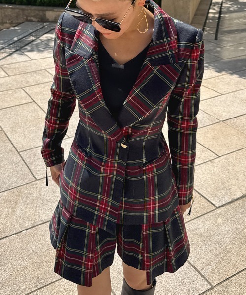 新作新品未使用タグ付き♡JENNE ジェンヌタータンチェックキュロット完売品！ 新作新品未使用タグ付き♡JENNE ジェンヌタータンチェックキュロット