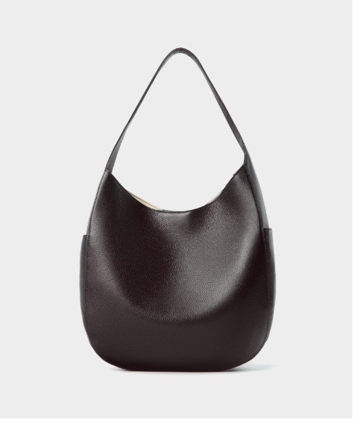 NiiNa(ニーナ)の「【 NiiNa / ニーナ 】【高品質牛革】2wayワンハンドルラウンドフォルムレザーバッグ(ショルダーバッグ・レディース・ブラック/ダークブラウン・FREE)」の20枚目の写真