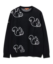 BEAMSGOLF 裏地付きクルーネックセーター ⭐︎裏地付きニット特集⭐︎｜ビームス ゴルフ なんばパークス店