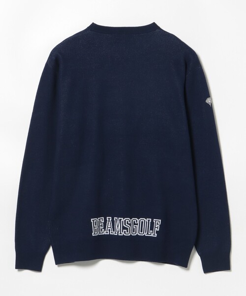 【美品】ビームスゴルフ 中綿 ニット切り替え プルオーバー オリーブ XL 美品】ビームスゴルフ 中綿 ニット切り替え プルオーバー