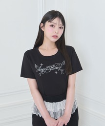 BUNNY APARTMENT（バニーアパートメント）の「AngelストーンTシャツ（Tシャツ/カットソー）」