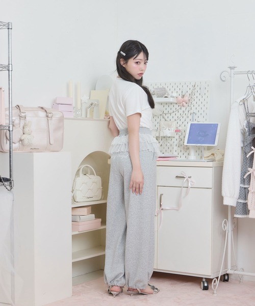 Honey Cinnamon(ハニーシナモン)の「AngelストーンTシャツ(Tシャツ/カットソー・レディース・ホワイト/ブラック・FREE)」の8枚目の写真
