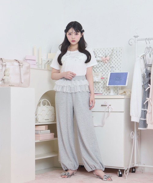 Honey Cinnamon(ハニーシナモン)の「AngelストーンTシャツ(Tシャツ/カットソー・レディース・ホワイト/ブラック・FREE)」の9枚目の写真
