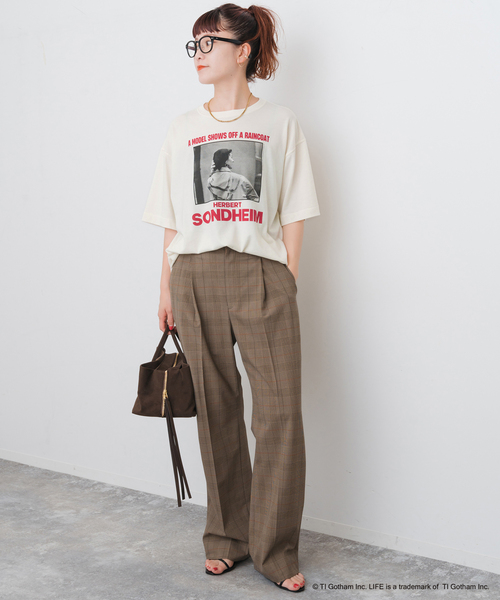 Spick & Span(スピックアンドスパン)の「GOOD ROCK SPEED / グッドロックスピード 別注LIFE PC Tシャツ(Tシャツ/カットソー・レディース・ブラック/グレー/ホワイト系その他・MEDIUM)」の6枚目の写真