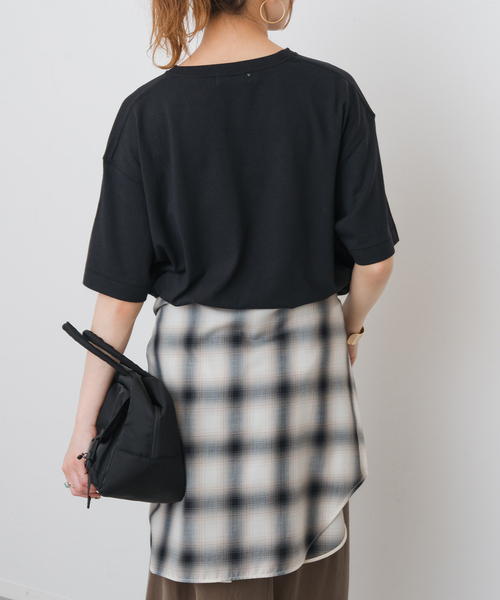 Spick & Span(スピックアンドスパン)の「GOOD ROCK SPEED / グッドロックスピード 別注LIFE PC Tシャツ(Tシャツ/カットソー・レディース・ブラック/グレー/ホワイト系その他・MEDIUM)」の10枚目の写真