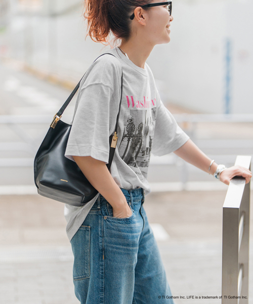 Spick & Span(スピックアンドスパン)の「GOOD ROCK SPEED / グッドロックスピード 別注LIFE PC Tシャツ(Tシャツ/カットソー・レディース・ブラック/グレー/ホワイト系その他・MEDIUM)」の14枚目の写真