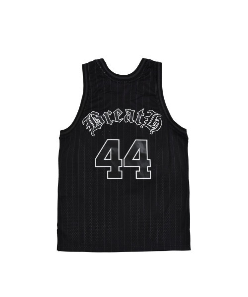 BREATH(ブレス)の「× MITCHELL&NESS BB GAME JERSEY(Tシャツ/カットソー・メンズ・ブラック・XXX-LARGE/XX-LARGE/MEDIUM/LARGE/X-LARGE)」の5枚目の写真
