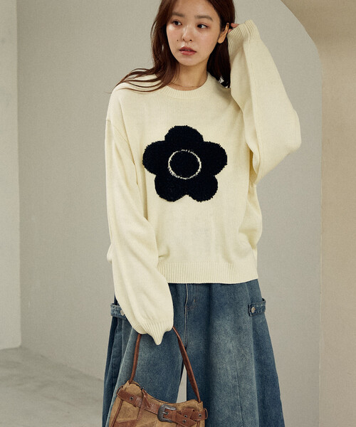セール】MARY QUANT × PUBLUX/マリークワント 相良 フラワーモチーフ