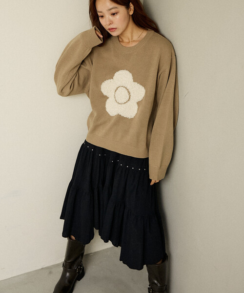 セール】MARY QUANT × PUBLUX/マリークワント 相良 フラワーモチーフ