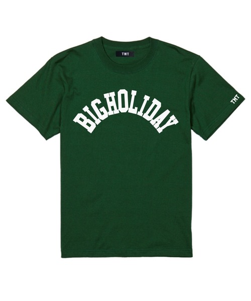 TMT（ティーエムティー）の「5.6oz COTTON S/S Tee (BIGHOLIDAY)（Tシャツ/カットソー・メンズ・ホワイト/グリーン・MEDIUM/LARGE/X-LARGE）」の2枚目の写真