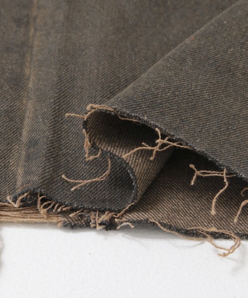 SENSE OF PLACE by URBAN RESEARCH（センスオブプレイスバイアーバンリサーチ）の「ダメージストレートデニム（デニムパンツ・レディース・ライトインディゴブルー/ブラウン・MEDIUM/SMALL）」の20枚目の写真