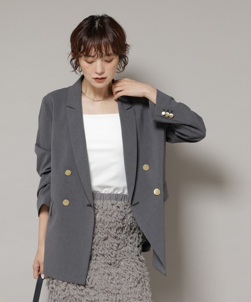 セール】ドライウェザーストレッチダブルジャケット(セットアップ可