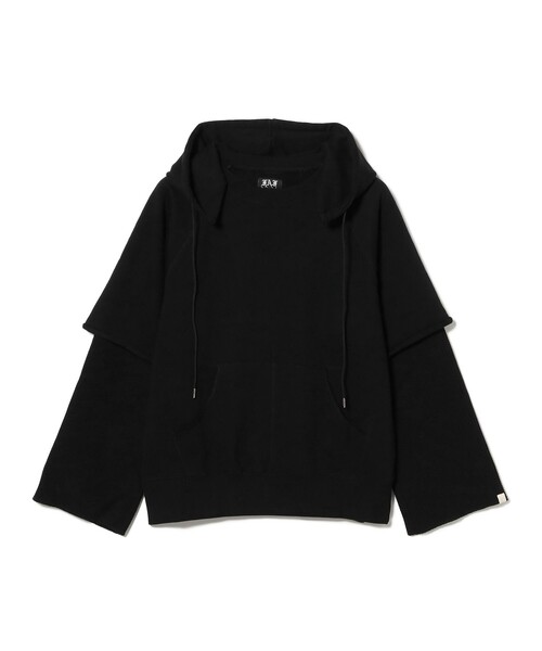 FAF(フェイク アス フラワーズ)の「FAF(Fake As Flowers)/ Double Sleeve Hoodie(スウェット・メンズ・ブラック/カーキ・3(L)/2(M)/1(S))」の3枚目の写真