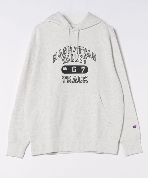 Champion(チャンピオン)の「【Champion】C3-C123/HOODED SWEATSHIRT/フーディー/チャンピオン(パーカー・メンズ・マルーン/ネイビー/オートミール/オフホワイト/ブラック・XL/L/M/S)」の3枚目の写真
