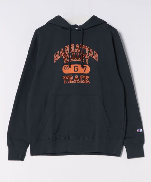 Champion(チャンピオン)の「【Champion】C3-C123/HOODED SWEATSHIRT/フーディー/チャンピオン(パーカー・メンズ・マルーン/ネイビー/オートミール/オフホワイト/ブラック・XL/L/M/S)」の4枚目の写真
