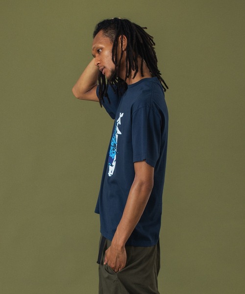 XLARGE（エクストララージ）の「TAGGING S/S TEE（Tシャツ/カットソー・メンズ・ネイビー/グリーン/ブラック・S/M/L/XL）」の4枚目の写真