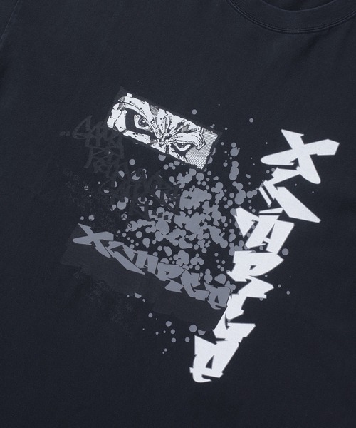 XLARGE（エクストララージ）の「TAGGING S/S TEE（Tシャツ/カットソー・メンズ・ネイビー/グリーン/ブラック・S/M/L/XL）」の8枚目の写真