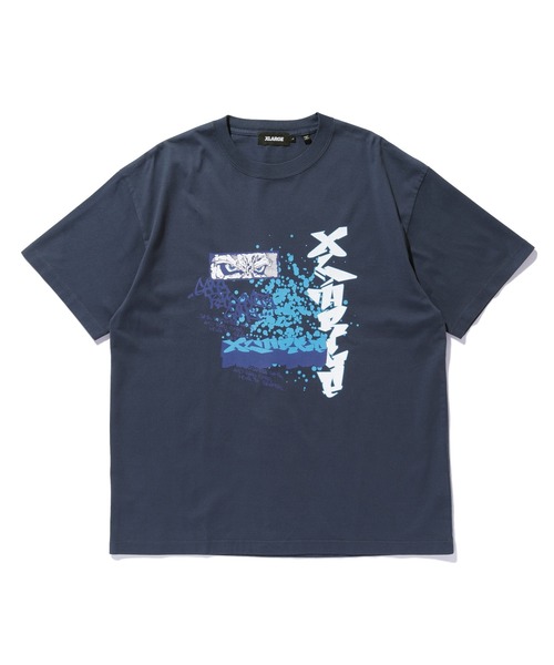 XLARGE（エクストララージ）の「TAGGING S/S TEE（Tシャツ/カットソー・メンズ・ネイビー/グリーン/ブラック・S/M/L/XL）」の10枚目の写真
