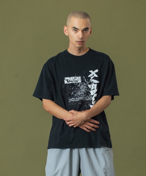 XLARGE（エクストララージ）の「TAGGING S/S TEE（Tシャツ/カットソー・メンズ・ネイビー/グリーン/ブラック・S/M/L/XL）」の11枚目の写真