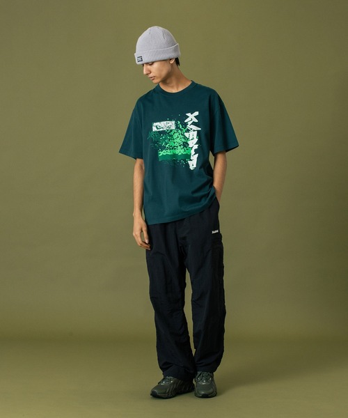 XLARGE（エクストララージ）の「TAGGING S/S TEE（Tシャツ/カットソー・メンズ・ネイビー/グリーン/ブラック・S/M/L/XL）」の14枚目の写真