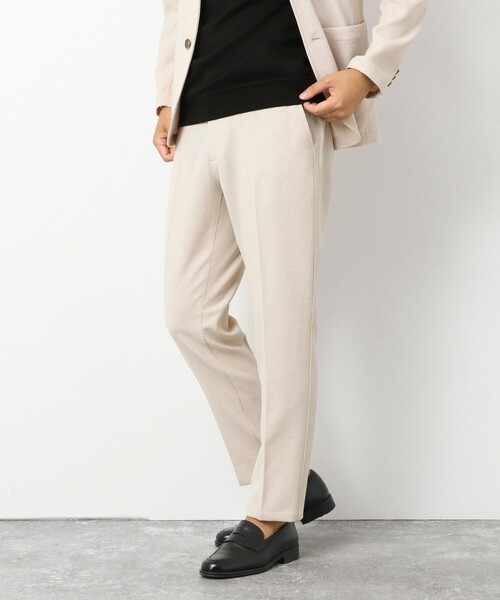 NOLLEY’S（ノーリーズ）の「《ビジカジ/セットアップ対応》EVALET 2WAYストレッチ吸水速乾ブッチャーイージーPT（その他パンツ・メンズ・ブラック/ネイビー/ベージュ・S/L/XL/M）」の2枚目の写真