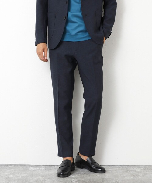 NOLLEY’S（ノーリーズ）の「《ビジカジ/セットアップ対応》EVALET 2WAYストレッチ吸水速乾ブッチャーイージーPT（その他パンツ・メンズ・ブラック/ネイビー/ベージュ・S/L/XL/M）」の4枚目の写真