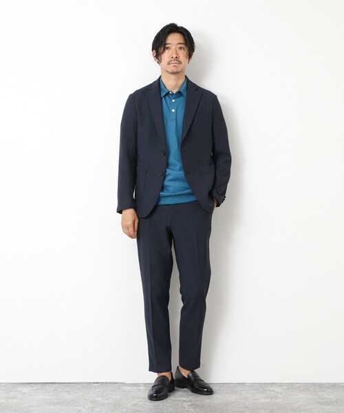 NOLLEY’S（ノーリーズ）の「《ビジカジ/セットアップ対応》EVALET 2WAYストレッチ吸水速乾ブッチャーイージーPT（その他パンツ・メンズ・ブラック/ネイビー/ベージュ・S/L/XL/M）」の7枚目の写真