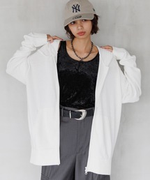 ヴィンテージニットZIPパーカー/フーディ