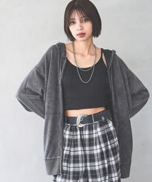 PAGEBOY | ヴィンテージニットZIPパーカー(パーカー)