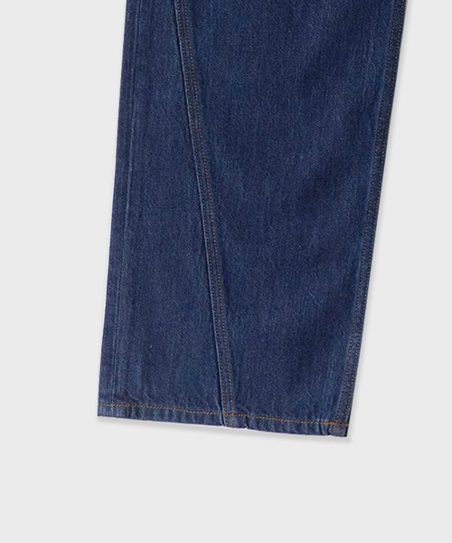 UNSTOA(アンストア)の「Switcing Straight Denim 切替ストレートジーンズ デニム 秋服 冬服(デニムパンツ・レディース・ブルー/ワンウォッシュ・S/M)」の10枚目の写真