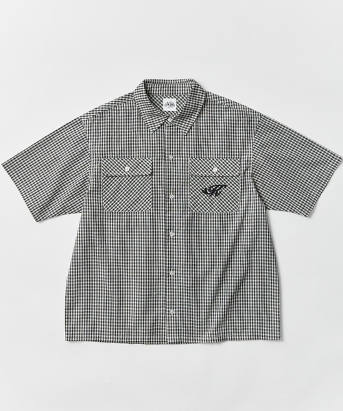 kaoyorinakami(カオヨリナカミ)の「kaonaka check shirts / カオナカハートチェックシャツ(シャツ/ブラウス・メンズ・ネイビー/ブラック・X-LARGE/LARGE/MEDIUM/SMALL)」の2枚目の写真